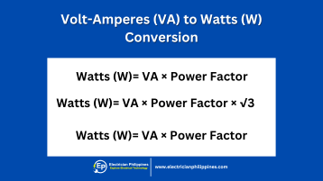 Volt-Amperes (VA) to Watts (W) Calculator | Electrician Philippines